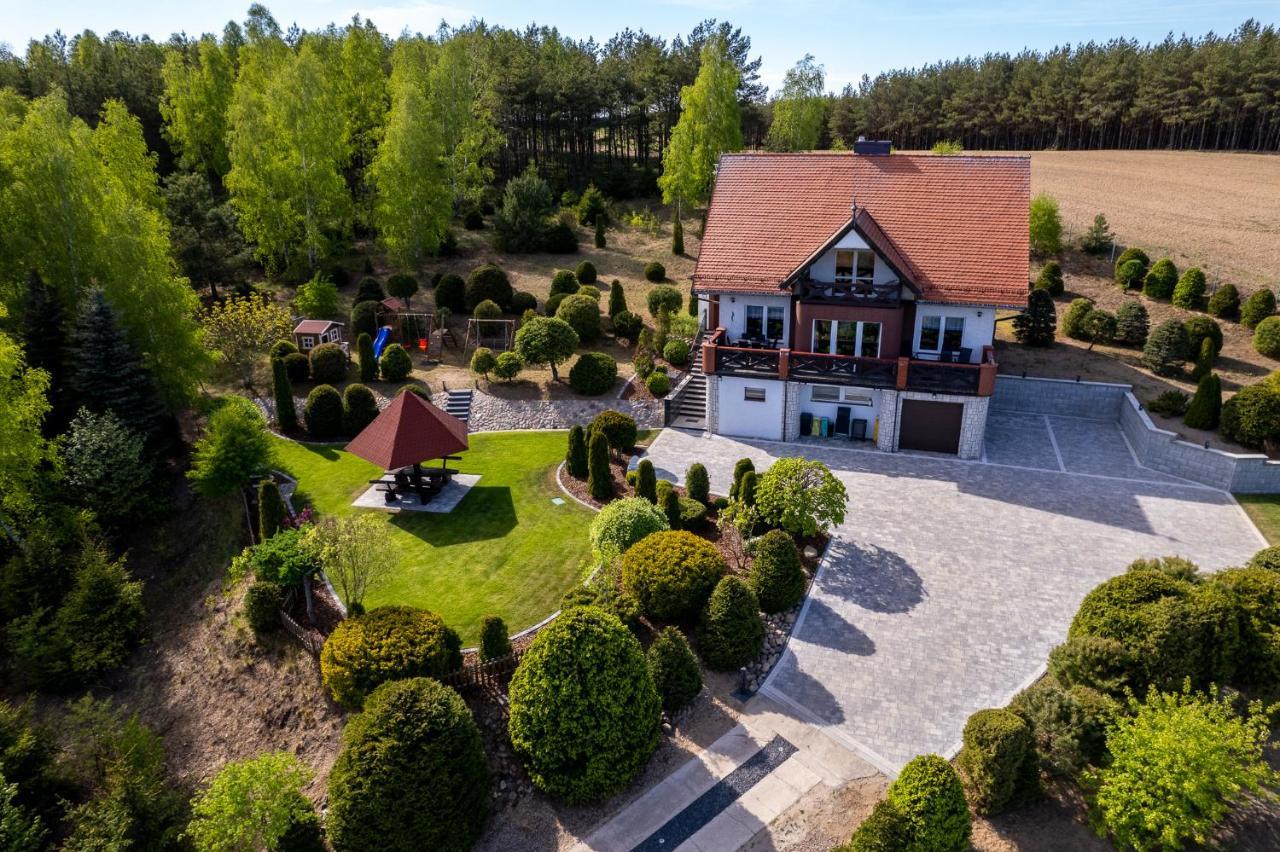 Dom Na Wzgorzu Z Widokiem Na Jezioro Z Balia I Sauna Lipnica  Exterior photo